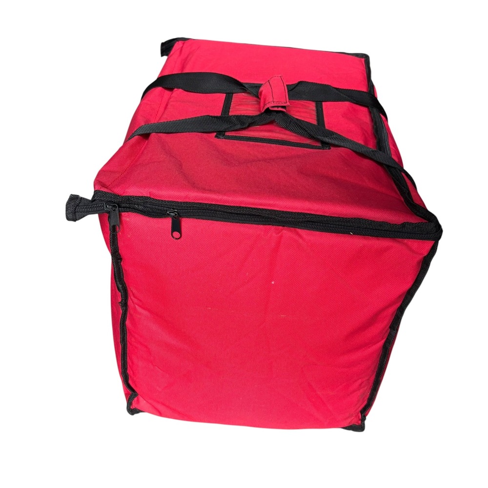 XXL Insulated Food Delivery Bag Red Thermal Catering Carrier Food Delivery - Picture 5 of 11